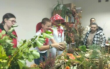 Leśna makieta w Powiatowej Stacji Sanitarno-Epidemiologicznej w Choszcznie 12