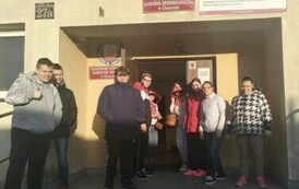 Leśna makieta w Powiatowej Stacji Sanitarno-Epidemiologicznej w Choszcznie 1