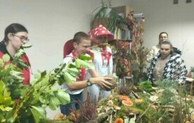 Leśna makieta w Powiatowej Stacji Sanitarno-Epidemiologicznej w Choszcznie 12