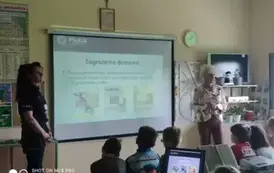 Prelekcja z funkcjonariuszką Policji. 2