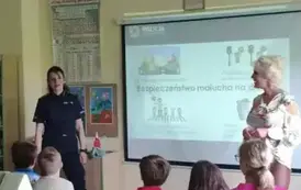 Prelekcja z funkcjonariuszką Policji. 3